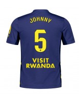 Atletico Madrid Johnny Cardoso #5 Venkovní Dres 2025-26 Krátký Rukáv